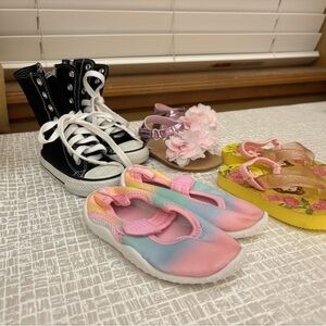 Toddler Girl Shoes Sneakers Sandal Lot Size 5 - 6